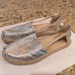 Toms Venice Collection Silver/Clear Woman’s 6.5